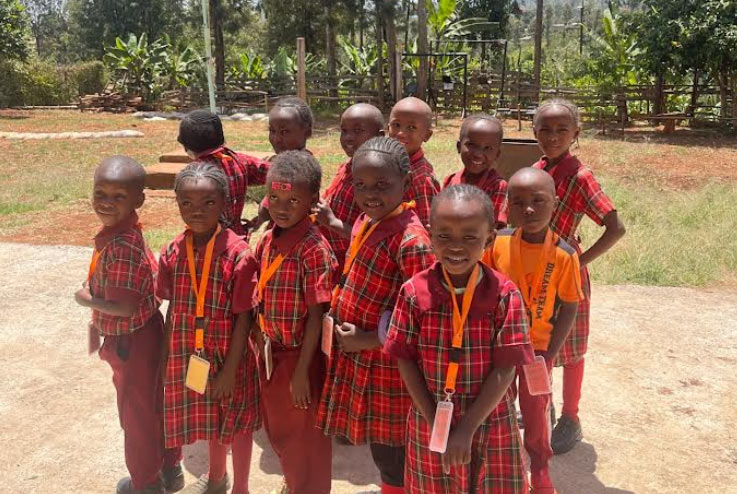 A group of children at Hope Gitombo