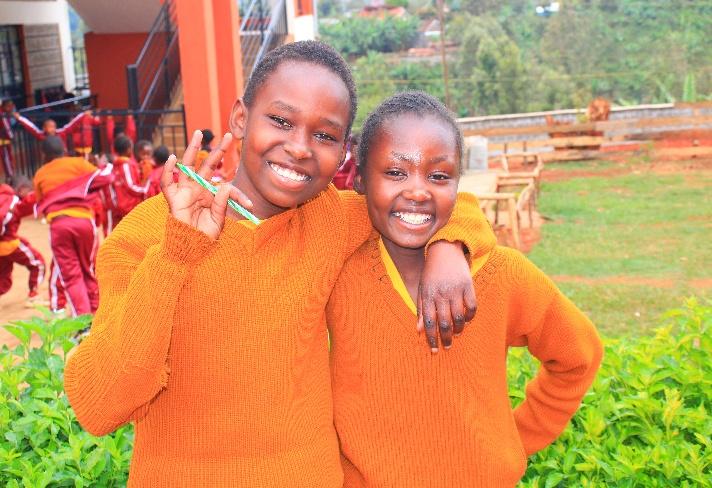 Happy students